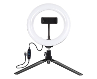 Puluz LED 20cm z uchwytem na telefon - 1508836 - zdjęcie 2